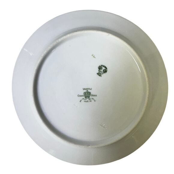 Imperial Crown China Austria Rare Antique IMQ13 Salad Plates 8.25" Set of 5 - Picture 6 of 7